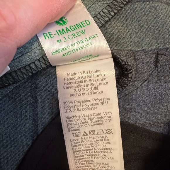 J. Crew Tartan Jamie Ankle Pant sz 16 - Picture 8 of 8